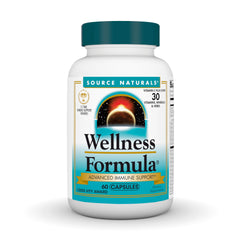 Source Naturals Wellness Formula bottle with 60 capsules