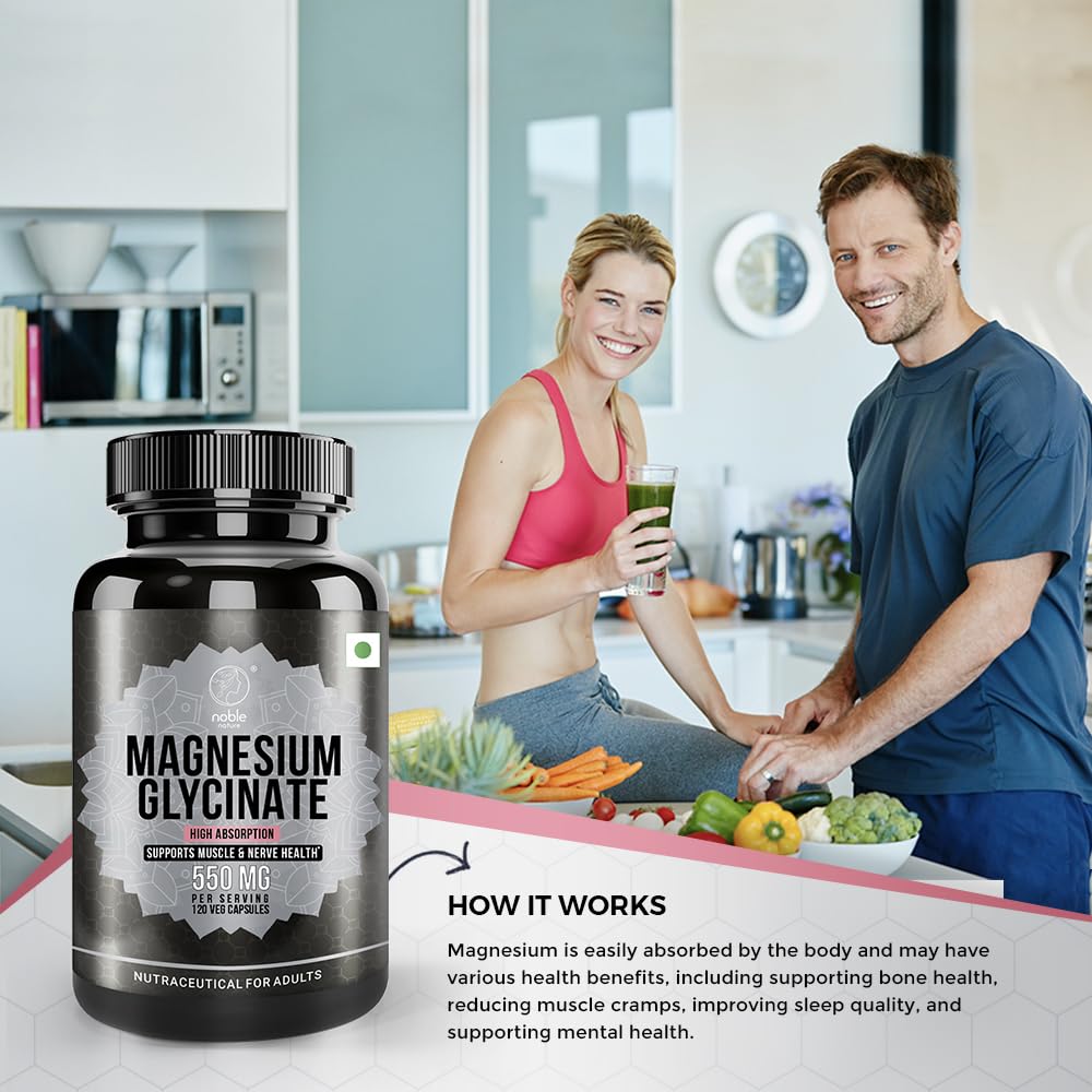 Lifestyle image of wellness with magnesium glycinate supplement