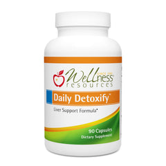 Daily Detoxify capsules featuring silymarin, dandelion and NAC