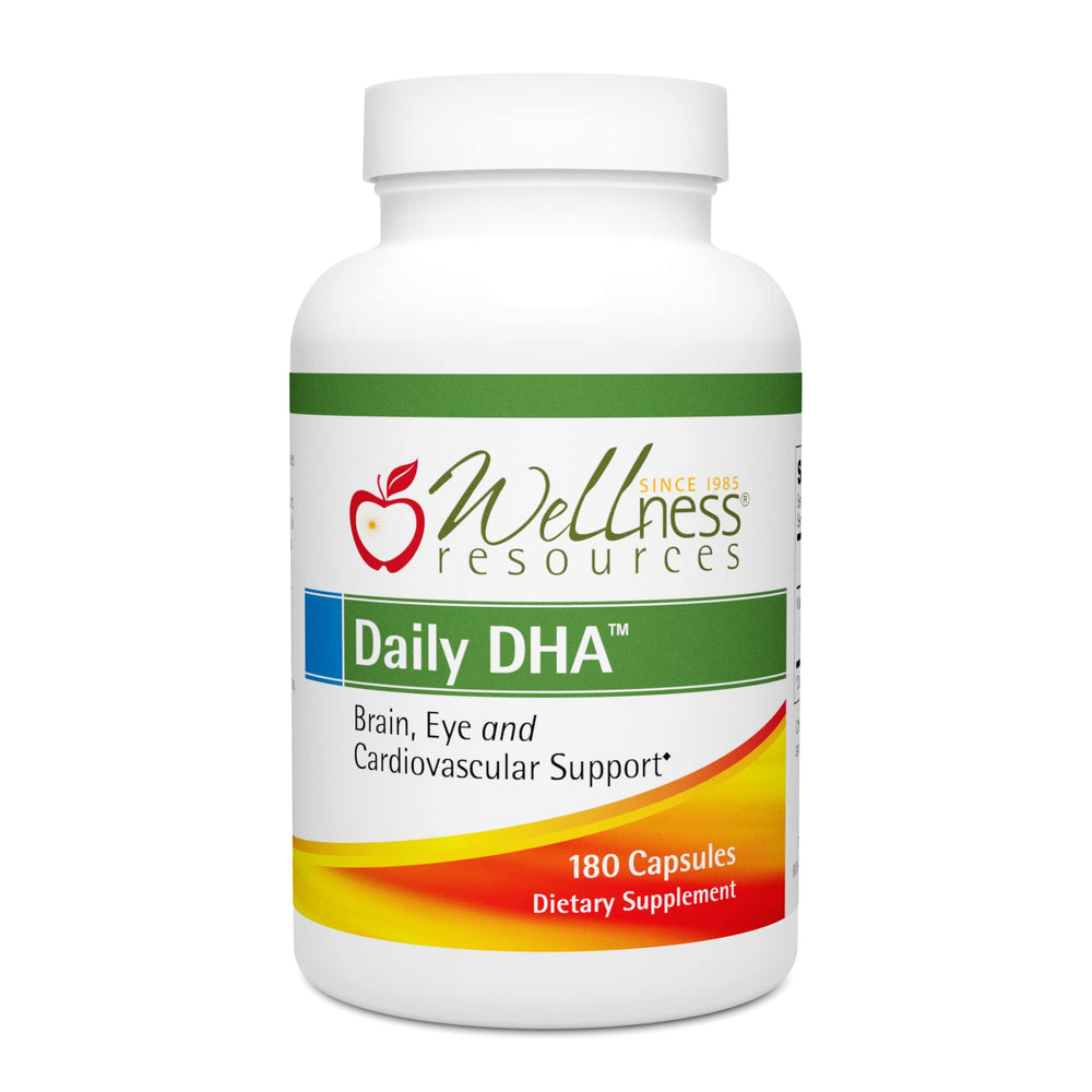 Wellness Resources Daily DHA bottle with 180 capsules