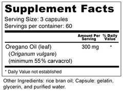 180-count bottle showing easy-to-swallow softgels
