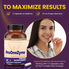 Bromelain enzyme capsules label