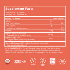 Ingredients: pectin-based, vegan, gelatin-free formula