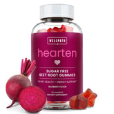 WellPath Beet Root Gummies blueberry bottle shows a sugar-free option with potential blood flow support