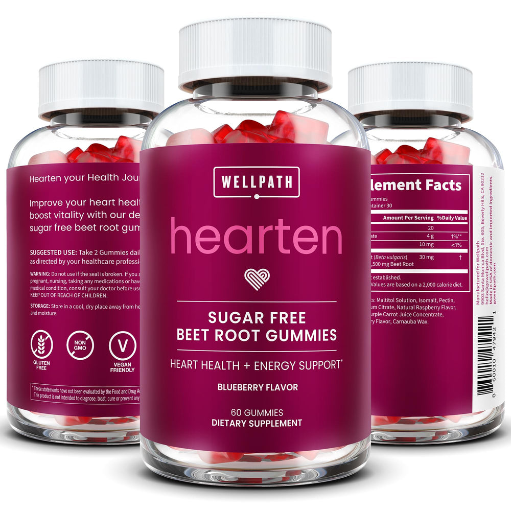 WellPath Beet Root Gummies serving-2-gummies shows convenient daily serving