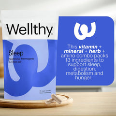 Night-time thermogenic formula for fat burning and energy