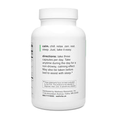 Close-up of Well+vita Calm ingredients including L-theanine