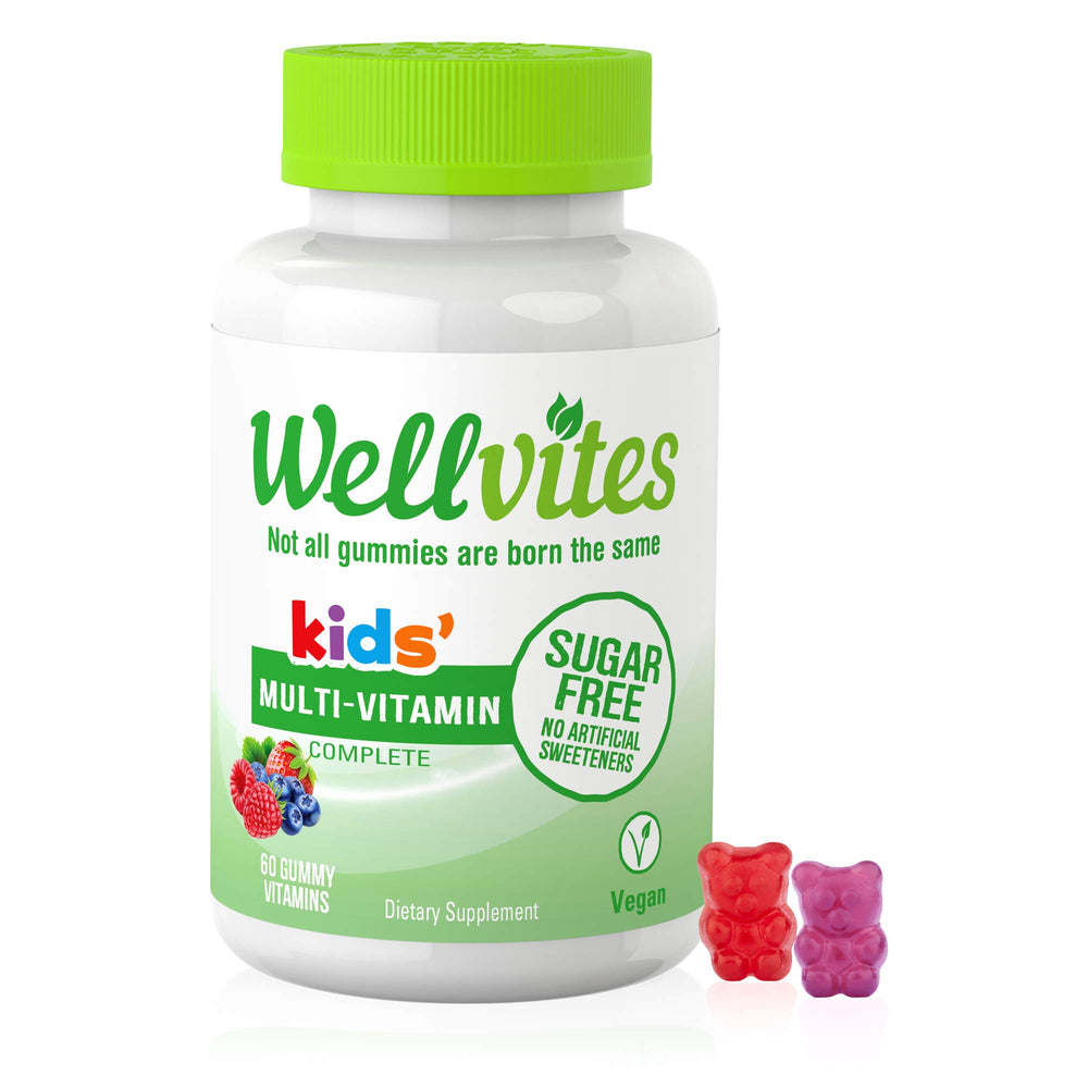 Wellvites Kids Multivitamin Gummies bottle front