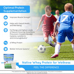 Well Wisdom Proteins Grass-fed milk sourcing highlights natural ingredients for immune-supporting nutrition.