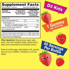 Close-up of strawberry-flavored WellYeah D3 gummies