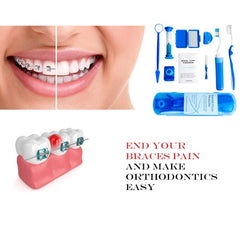Orthodontic toothbrush designed for braces
