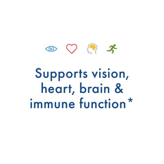 Nutrition label highlighting 622 mg EPA and 420 mg DHA per softgel
