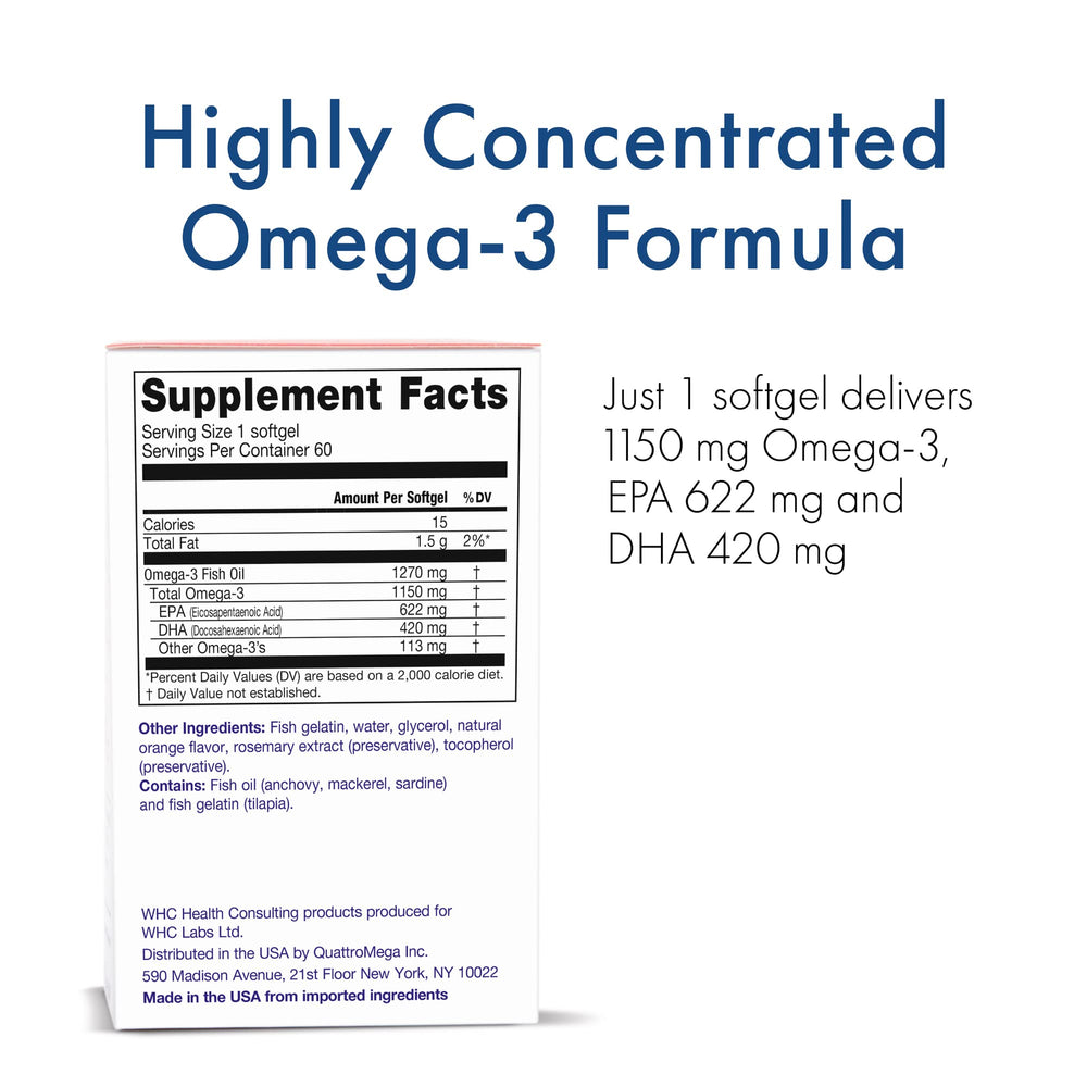 Close-up of UnoCardio X2 softgel capsules