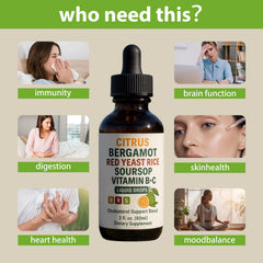 Graphic depicting cholesterol and heart health benefits of WHDEOW drops
