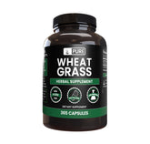 Front view of Pure Wheat Grass Capsules bottle (365 count)