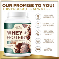 Gluten-free label on protein powder container