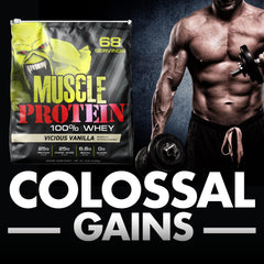 Packaging and flavor lineup for Colossal Labs Whey Protein Travel Packs