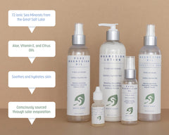 Packaging shot of White Egret Magnesium Oil Spray for sensitive skin