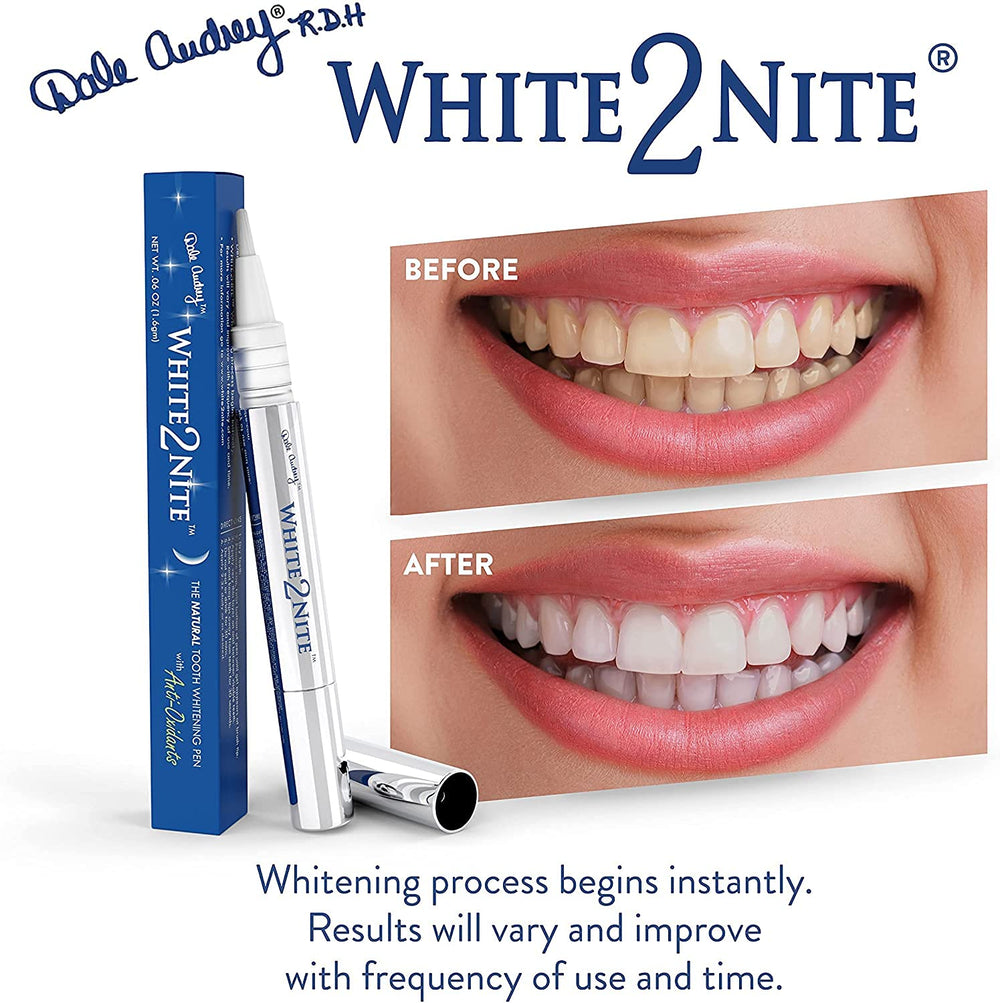Close-up of White2nite whitening essence gel