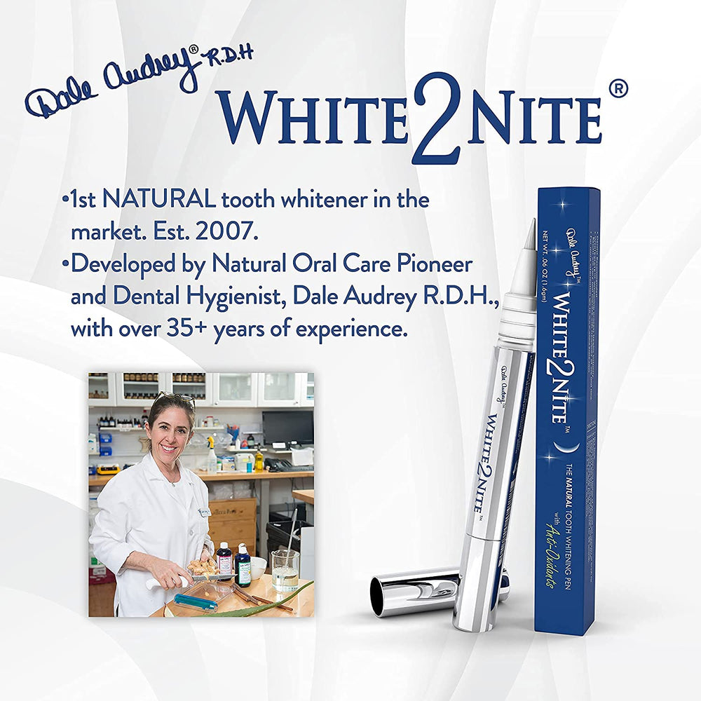 Box and packaging of White2nite Teeth Whitening Pen