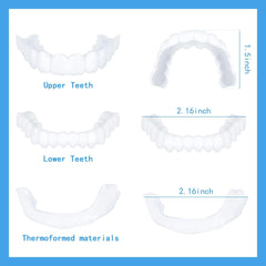 Smiling person after using whitening kit