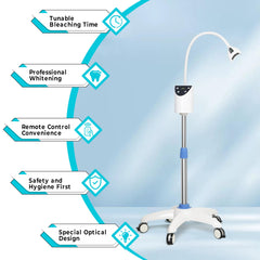 Whitening lamp with four high-power LED lights