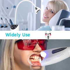 Before and after whitening results