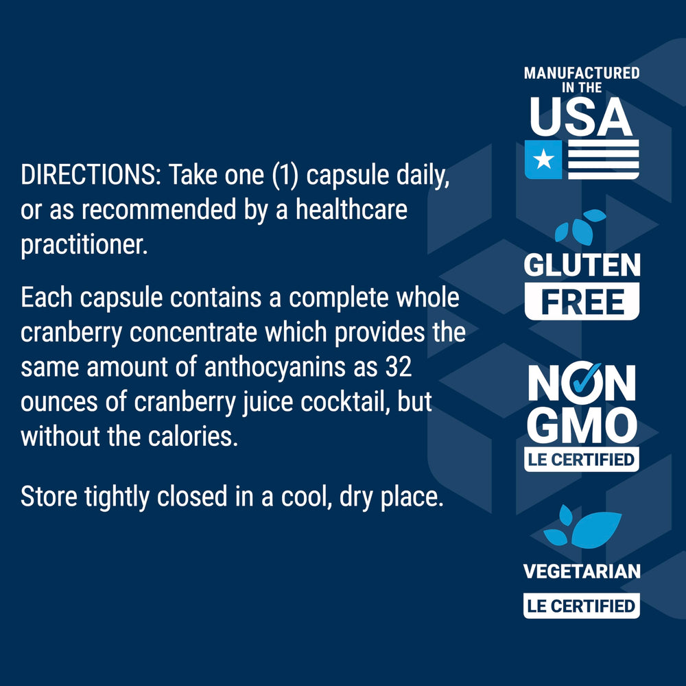 Whole cranberry fruit benefits in Cran-Max