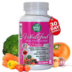 Bottle of Whole Nature Women's Whole Food Multivitamin