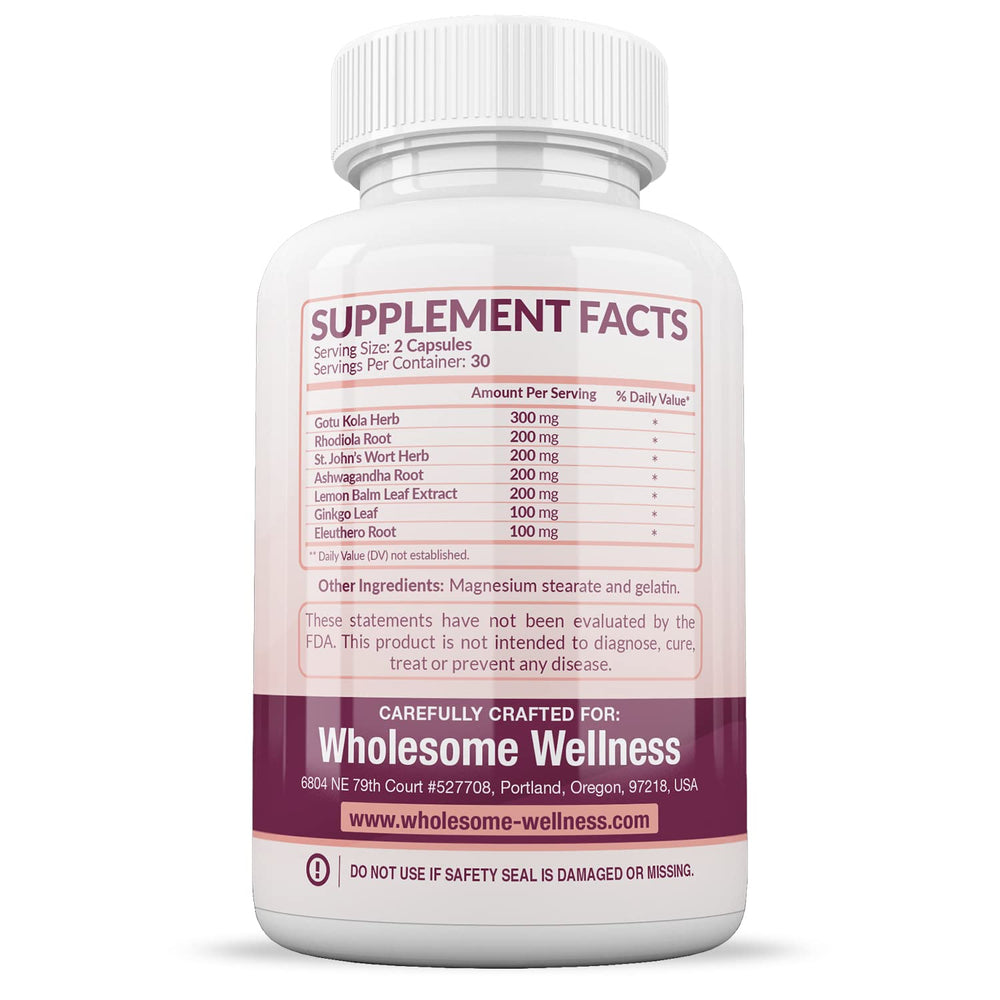 Close-up of 60 capsules in bottle