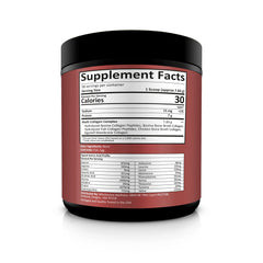 Wholesome Wellness hydrolyzed collagen powder dissolving smoothly in beverages.