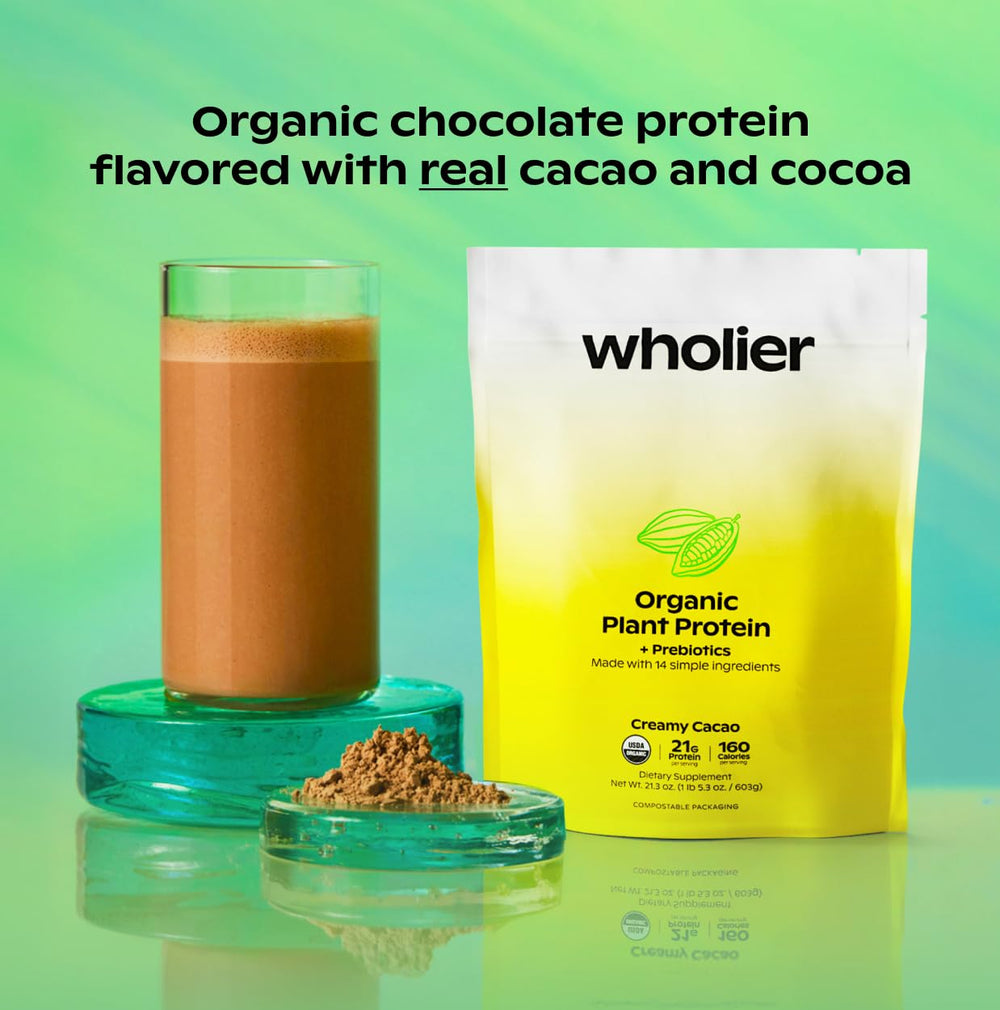 Wholier shake cup reveals creamy texture and smooth blend without chalkiness.