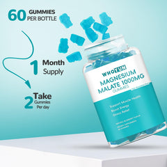 Gummy bottle beside packaging box for display.