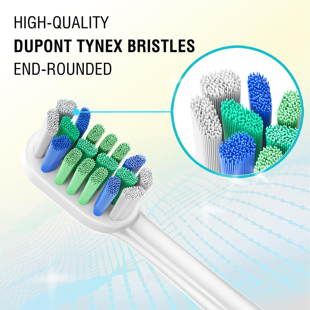 Whupppsi brush head design showcasing large angle bristles