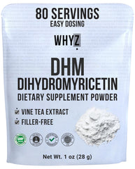 WHYZ Dihydromyricetin powder 28g packaging front for daily balance and refreshment