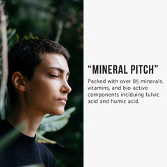 Illustration of fulvic and humic minerals in Shilajit