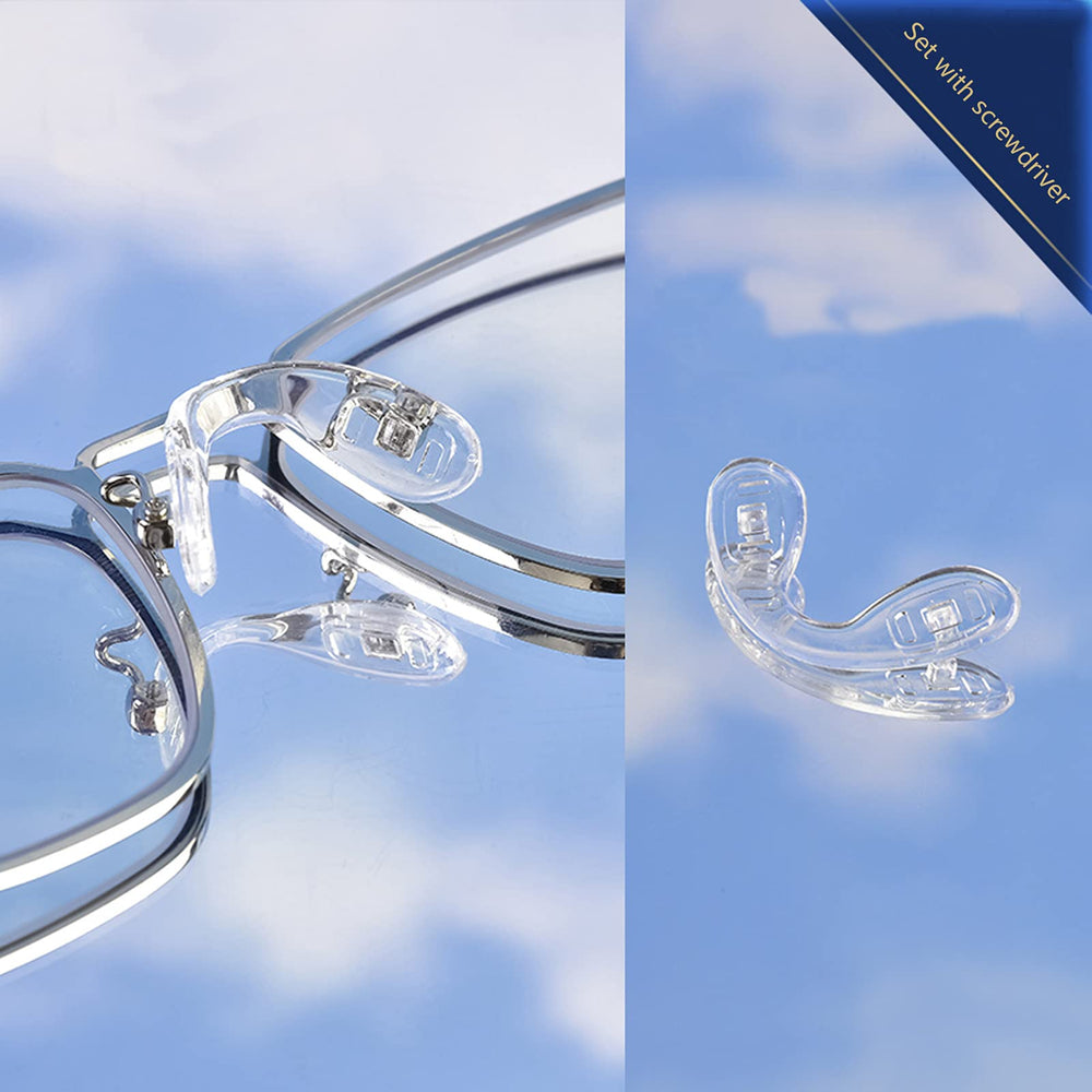 Wide compatibility silicone nose pads for various frames
