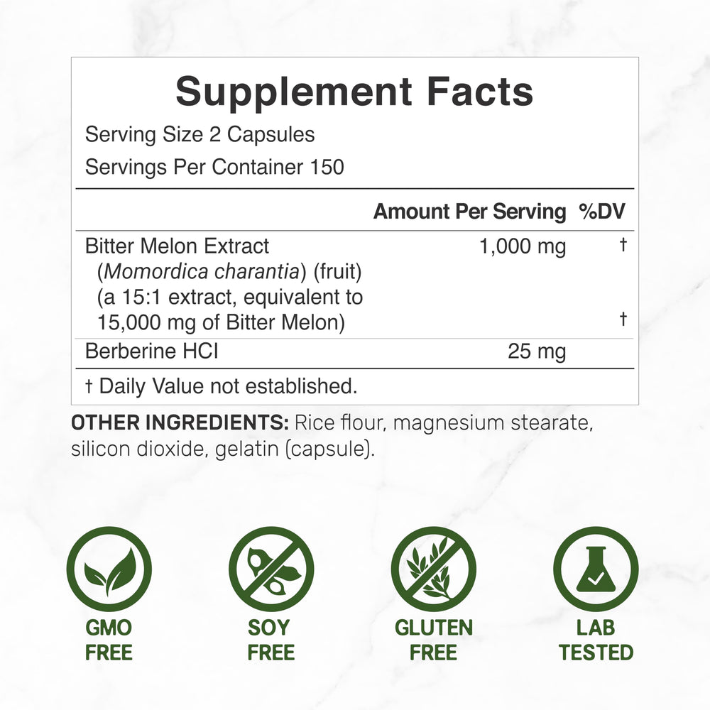 15:1 wild bitter melon fruit extract with Berberine HCL