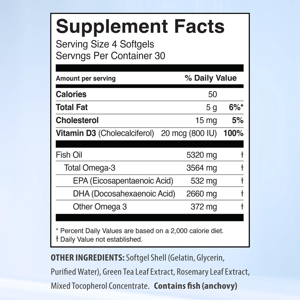 Wild-caught fish oil source