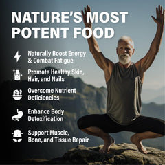 Close-up of bottle label showing grass-fed and 3000mg