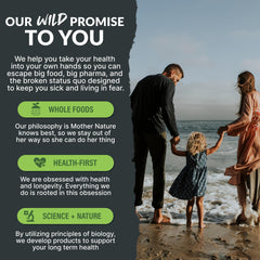 Certification and quality promise for Wild Foods Creatine + Electrolytes