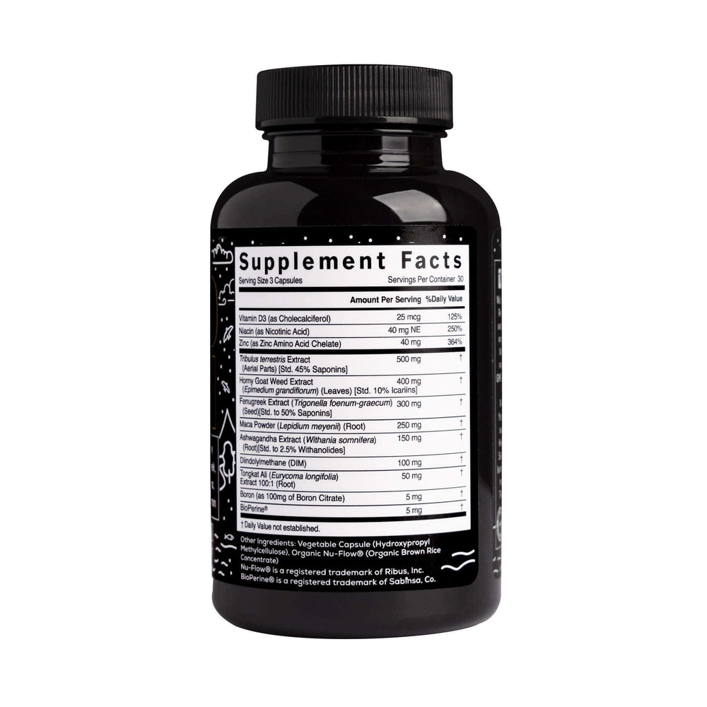 Close-up of Wild Foods Herbal Stack for Man capsules