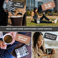 Ingredients and sourcing image for Lions Mane powder