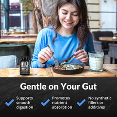 Capsules arranged beside the bottle