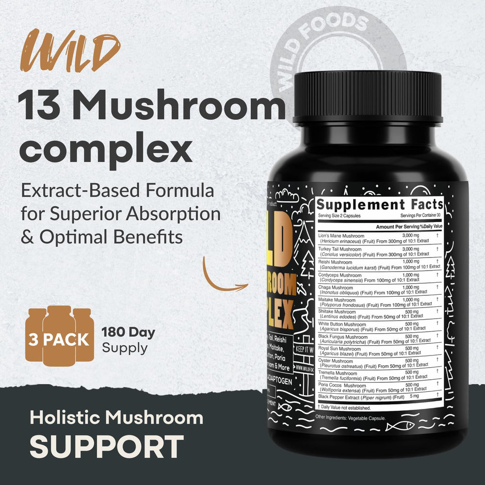 Cordyceps and Reishi mushrooms illustrating energy and stamina