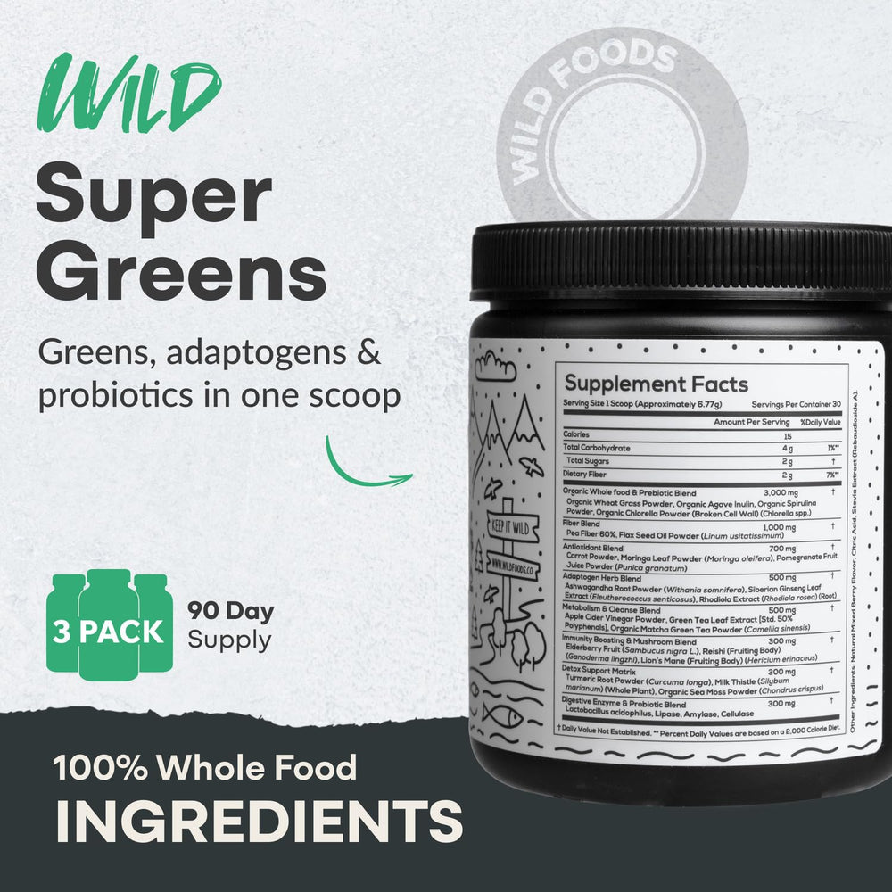 Packaging highlighting 46 plant-based nutrients, non-GMO