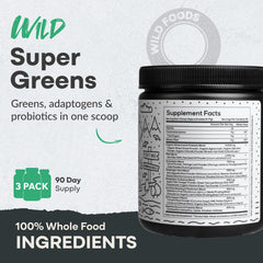Packaging highlighting 46 plant-based nutrients, non-GMO