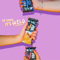 Wild Fox snack-idea lifestyle image shows convenient on-the-go fueling.