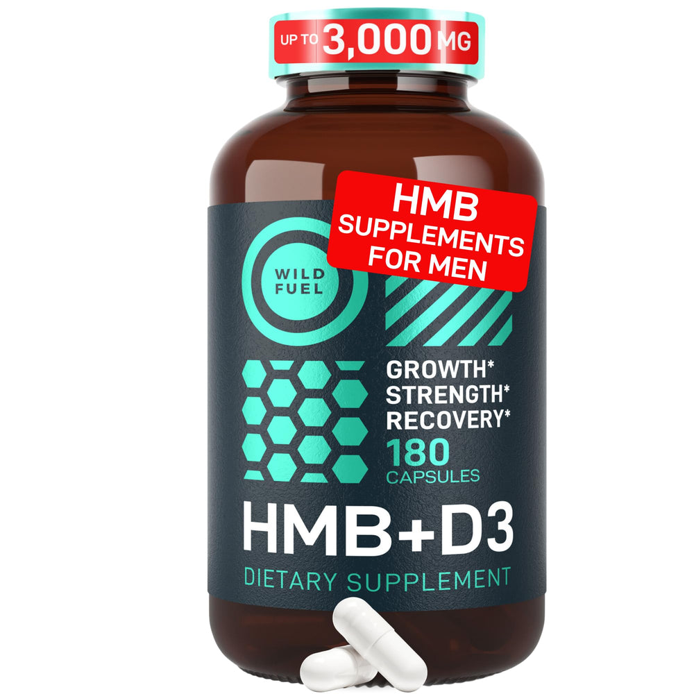 WILD FUEL HMB 3000mg supplement bottle – front view