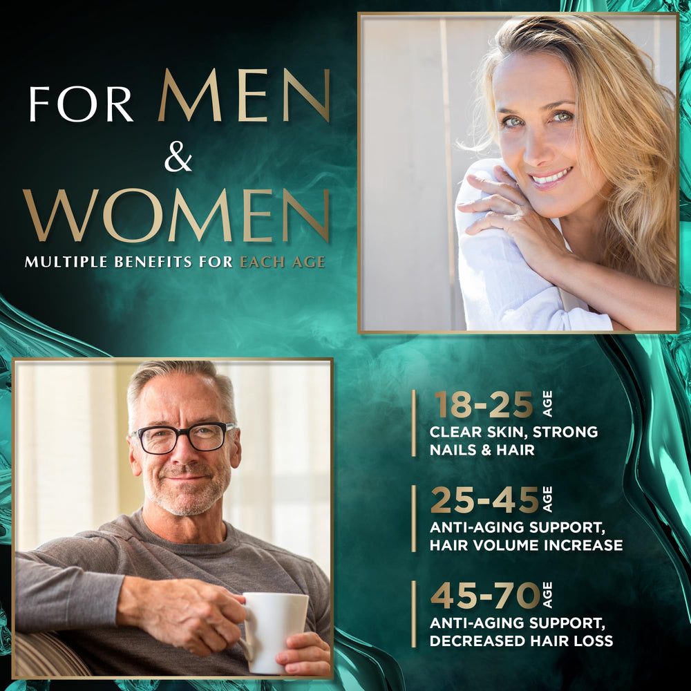 Flat lay with lemon slices and the collagen bottle